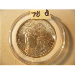 CHOICE ON FOURTEEN: Morgan uncirculated silver dollars 1896 P