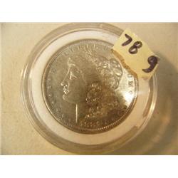 CHOICE ON FOURTEEN: Morgan uncirculated silver dollars 1881 O (3)