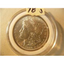 CHOICE ON FOURTEEN: Morgan uncirculated silver dollars 1890  P(3)