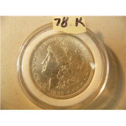 CHOICE ON FOURTEEN: Morgan uncirculated silver dollars 1896 P (3)