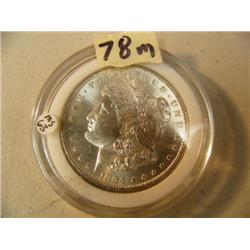 CHOICE ON FOURTEEN: Morgan uncirculated silver dollars 1884 O (3)
