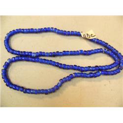 CHOICE ON 3: 30" Cobalt blue Russian Trade beads (3)