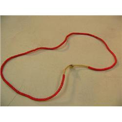 Choice on 4: Strand of red trade beads 24" (3)