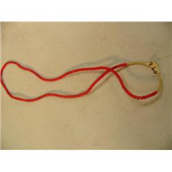 Choice on 4: Strand of red trade beads 24" (3)