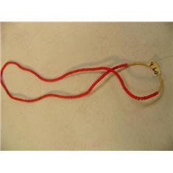 Choice on 4: Strand of red trade beads 24" (3)