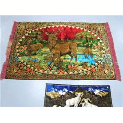 lot of 2 tapestries large and small (2)