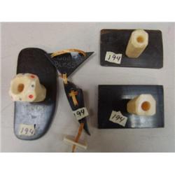 lot of 5 items baleen and ivory (2)