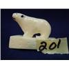 Image 4 : 1.5 in. high ivory bears mounted on ivory bases
