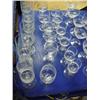 Image 2 : Large lot of 84 crystal water glasses, goblets, etc. 4 bowls 1 mixer and a vase (241)