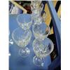 Image 3 : Large lot of 84 crystal water glasses, goblets, etc. 4 bowls 1 mixer and a vase (241)