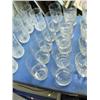 Image 5 : Large lot of 84 crystal water glasses, goblets, etc. 4 bowls 1 mixer and a vase (241)