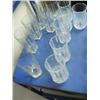 Image 7 : Large lot of 84 crystal water glasses, goblets, etc. 4 bowls 1 mixer and a vase (241)