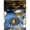 Image 4 : Large lot consisting of 3 Gorham silver plated bowls, intl. sterling silver bowl, green glass bowl, 