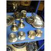 Image 5 : Large lot consisting of 3 Gorham silver plated bowls, intl. sterling silver bowl, green glass bowl, 