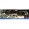 Image 1 : Onita silver plated 3ft 7in bowl, 3 silver plated trays, Wallace silver plated dish, baroque silver 
