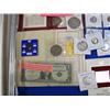 Image 1 : Huge lot of collectors coins silver certificate 1883 silver dollar 1912 barber quarter 1985 Barbra h