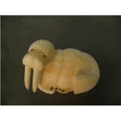 2" White ivory walrus by Kyle Punieuna (2)