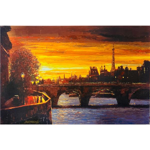 TWILIGHT ON THE SEINE, II by Behrens, Howard