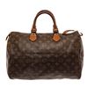 Image 1 : Louis Vuitton Brown Monogram Canvas Speedy 35 Satchel Bag
