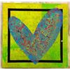 Image 1 : Neon Lime Green Heart by Del Mar, Paulina