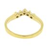 Image 6 : NEW 14k Yellow Gold .26 ctw Round Prong Diamond Curved Stackable Wedding Band Ri