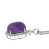 Image 2 : 15.97 ctw Amethyst and 0.61 ctw Sapphire Pendant/Necklace