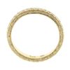 Image 5 : Antique 18k Yellow Gold Detailed Floral & Wavy Work Eternity Stack Band Ring