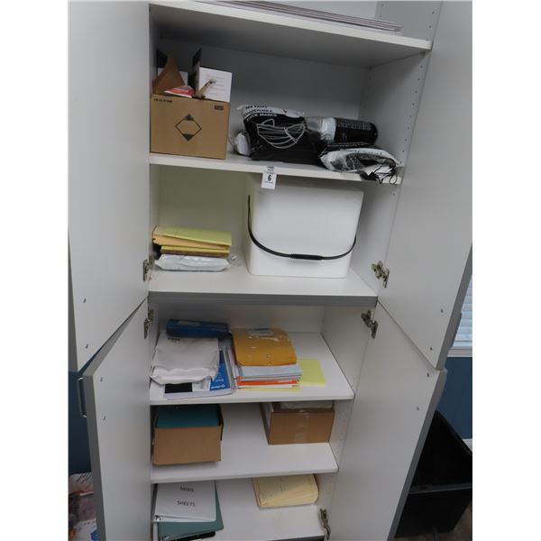 Disposable Face Mask, Office Supplies In Cabinet
