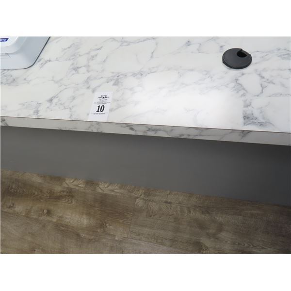 Grey w/Marble Style Desks - 2
