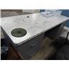 Image 2 : Grey w/Marble Style Desks - 2