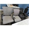 Image 1 : Secretarial Chairs 4, Black Side Chairs -4