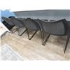 Image 2 : Secretarial Chairs 4, Black Side Chairs -4