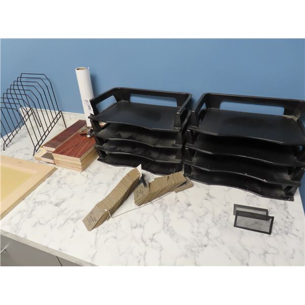 In/Out Baskets, Office Supplies, Décor Items On Desks