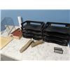 Image 1 : In/Out Baskets, Office Supplies, Décor Items On Desks