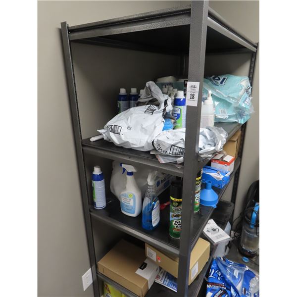 Grey 5 Shelf Storage Rack
