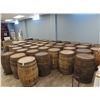 Image 1 : 43-Whiskey Barrel Includes Spar Rings - 43 X $
