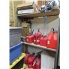 Image 1 : Gas Cans, Boat Bumpers, Air Filters On Shelf