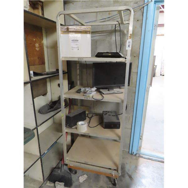 Alum 4 Shelf Cart