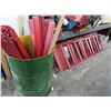 Image 2 : Red Storage Shelving w/Drum and Dolly