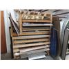 Image 1 : Large Wooden Rack w/Formica Sheet Stock