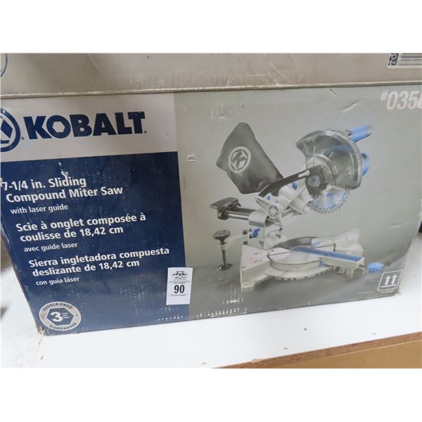Kobalt 7 1/4 Sliding Miter Saw