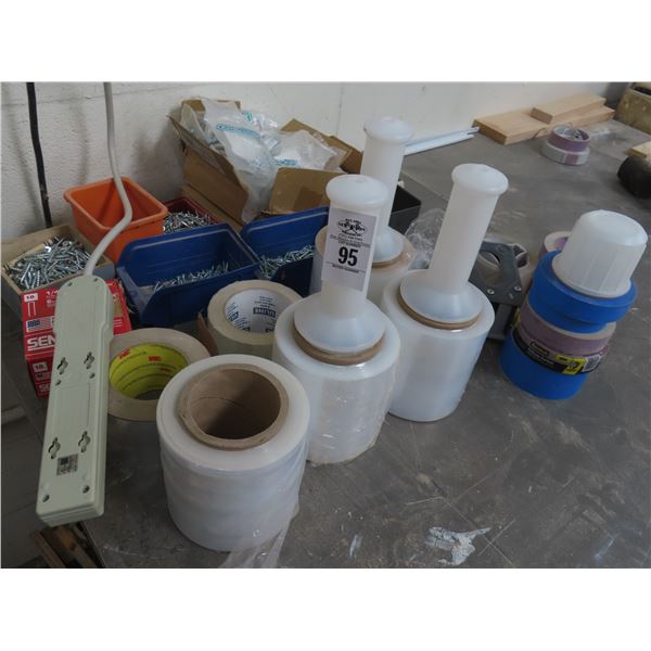 Stretch Wrap w/Dispensers, Hardware w/Bins