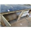 Image 1 : Approx. 10' Work Table w/Cabinet Storage