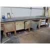 Image 2 : Approx. 10' Work Table w/Cabinet Storage