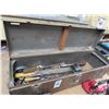 Image 1 : Brown Metal Toolbox w/Tools and Supplies