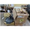 Image 1 : Wooden Tool Handles, And Asst. Supplies On Pallet
