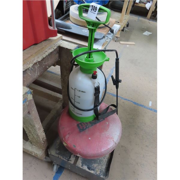 Sprayer and Mechanic Stool