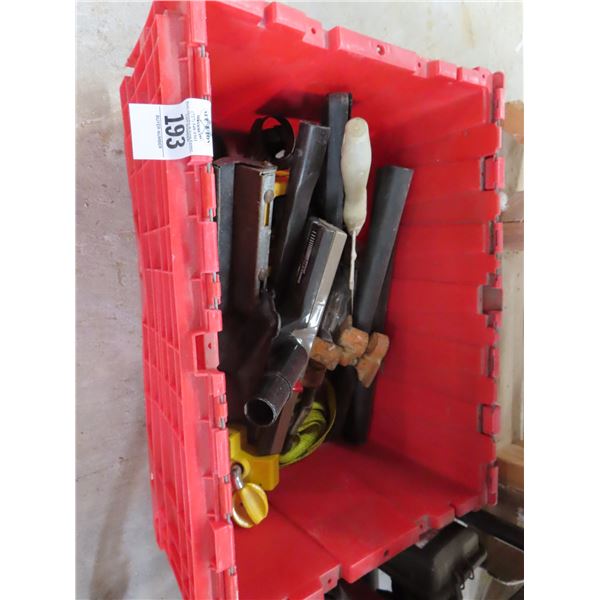 Red Tote w/Asst. Hand Tools