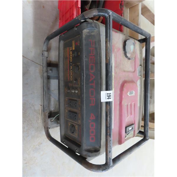 Predator 4KW Portable Generator