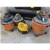 Image 1 : Ridgid/Dewalt Asst. Shop Vacs - 5